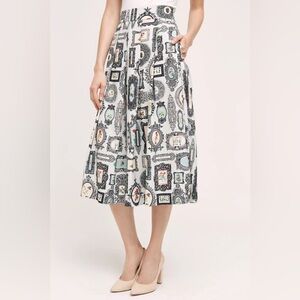 ❌SOLD❌ Anthropologie vintage floral framed Skirt